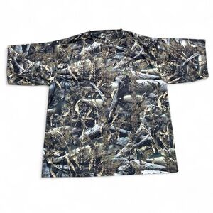 Fishouflage Camo fish size XL baggy Walleye streetwear shirt